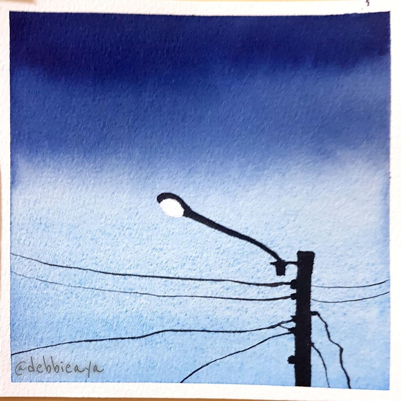 30 Day Watercolor Challenge:  Bold and Beautiful Skies - image 7 - student project