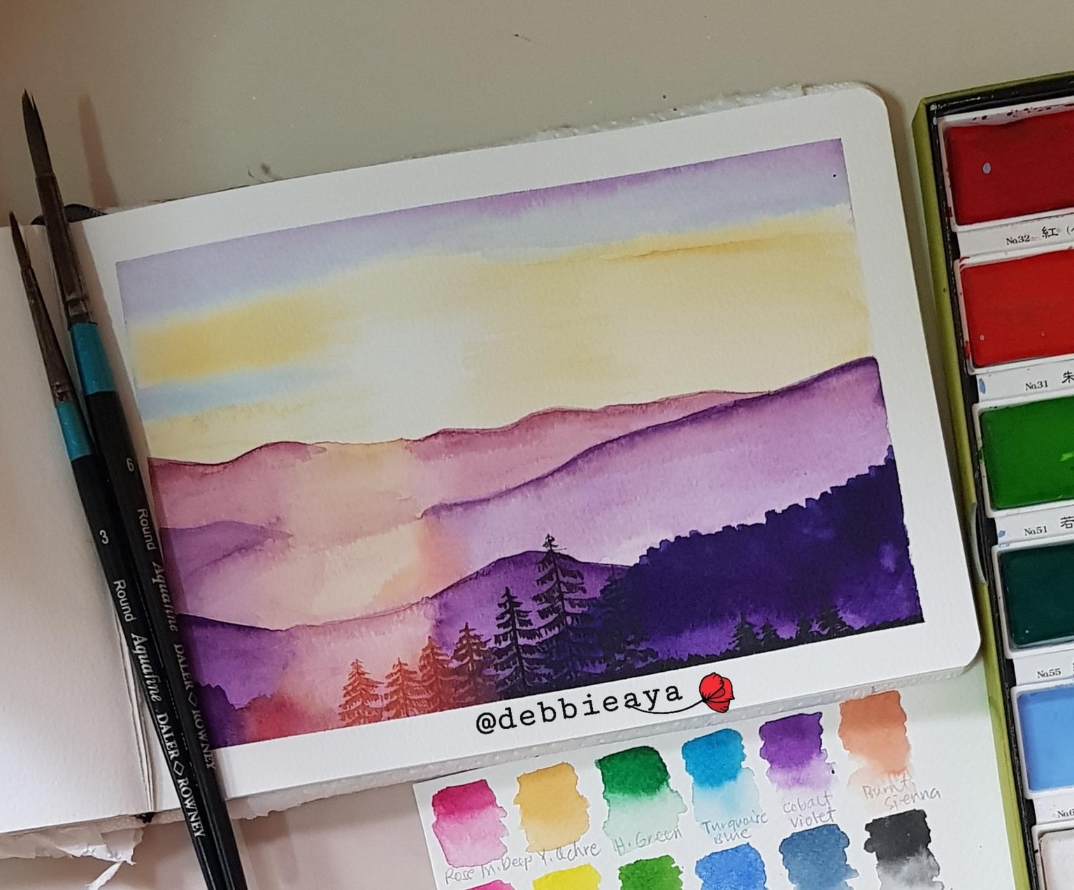 #30DayWaterColorChallengewithZ - image 2 - student project