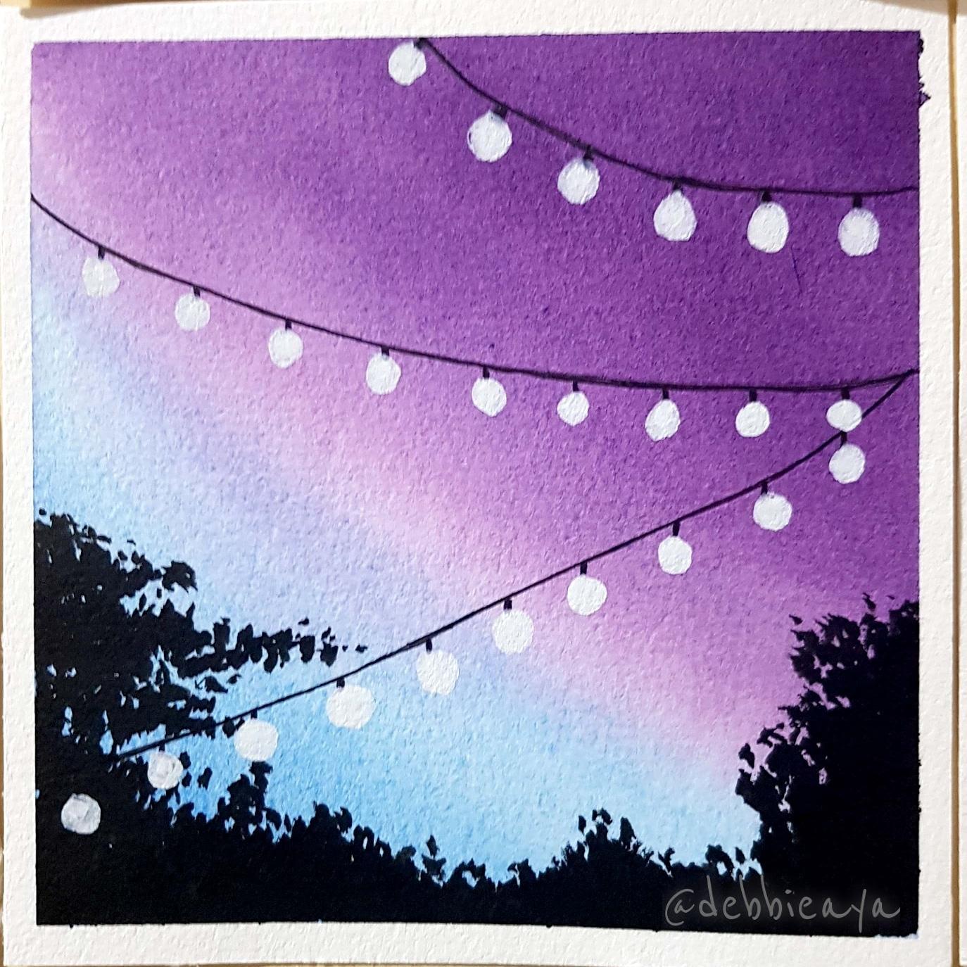 30 Day Watercolor Challenge:  Bold and Beautiful Skies - image 11 - student project