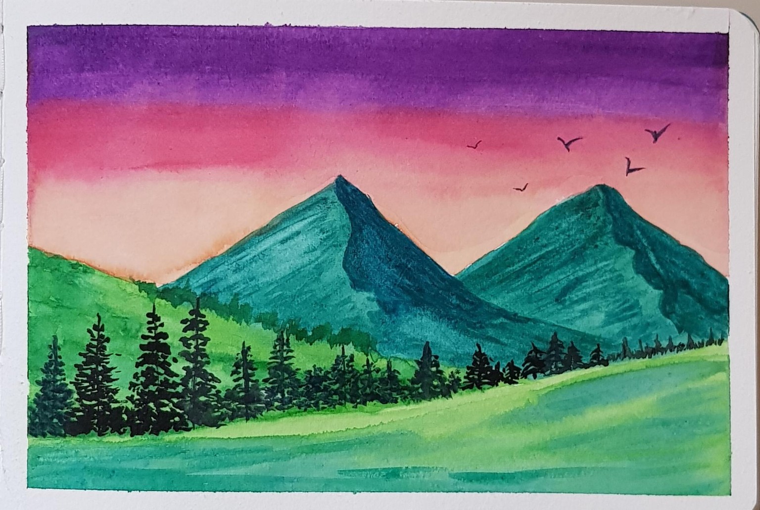 #30DayWaterColorChallengewithZ - image 25 - student project
