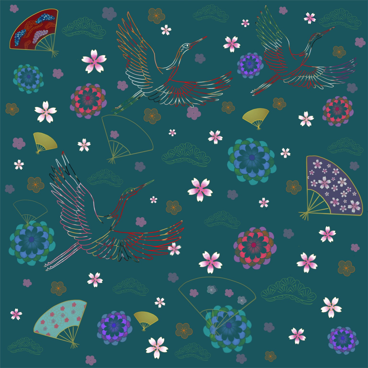 Japanese designs with class brushes - image 3 - student project