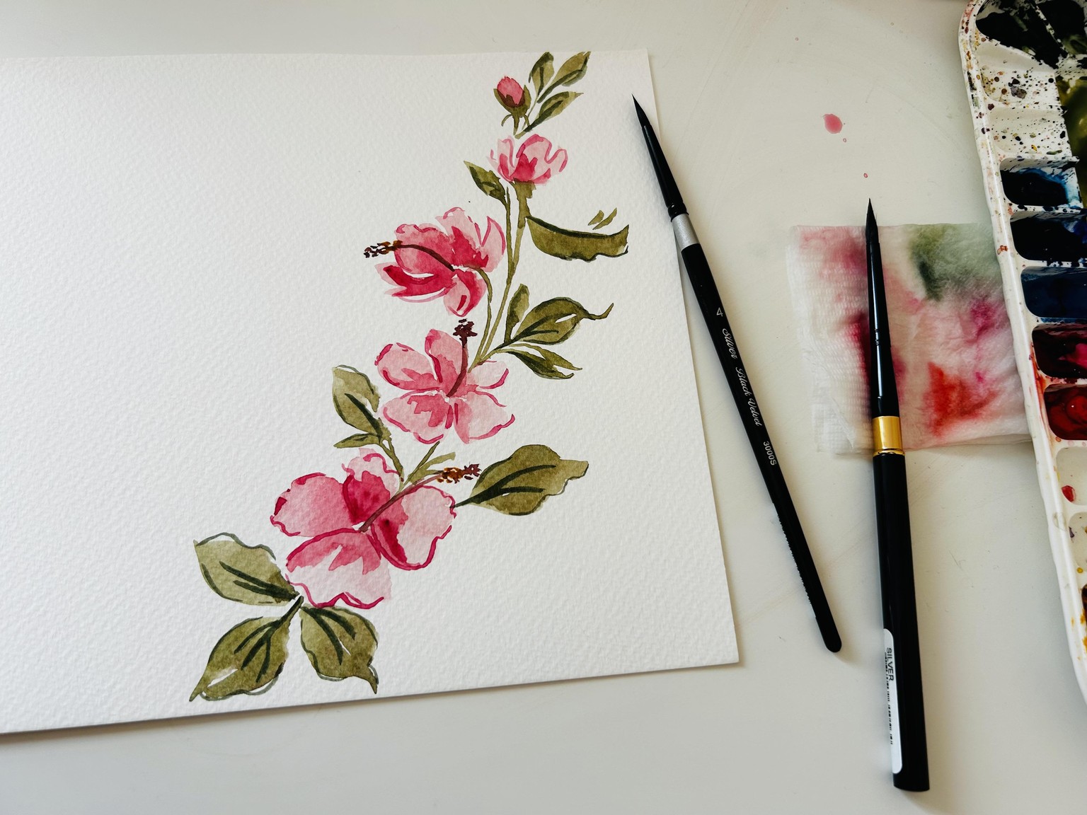 Hibiscus practise - image 1 - student project