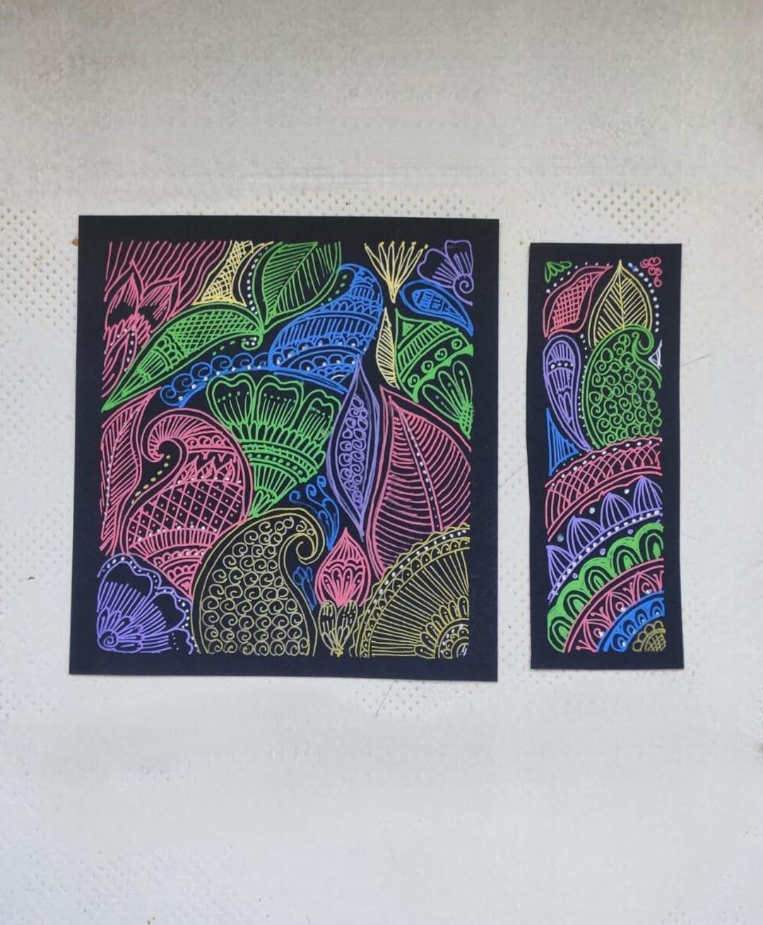 Rainbow pattern Doddles - image 1 - student project