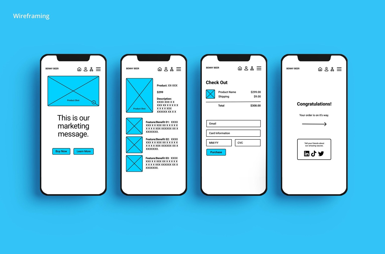Figma UI UX Design Essentials - Benny Beer - image 4 - student project