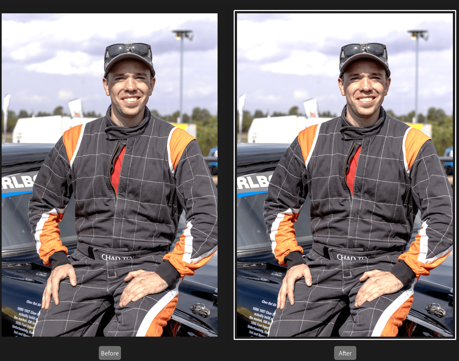 Editing an image in lightroom - image 2 - student project