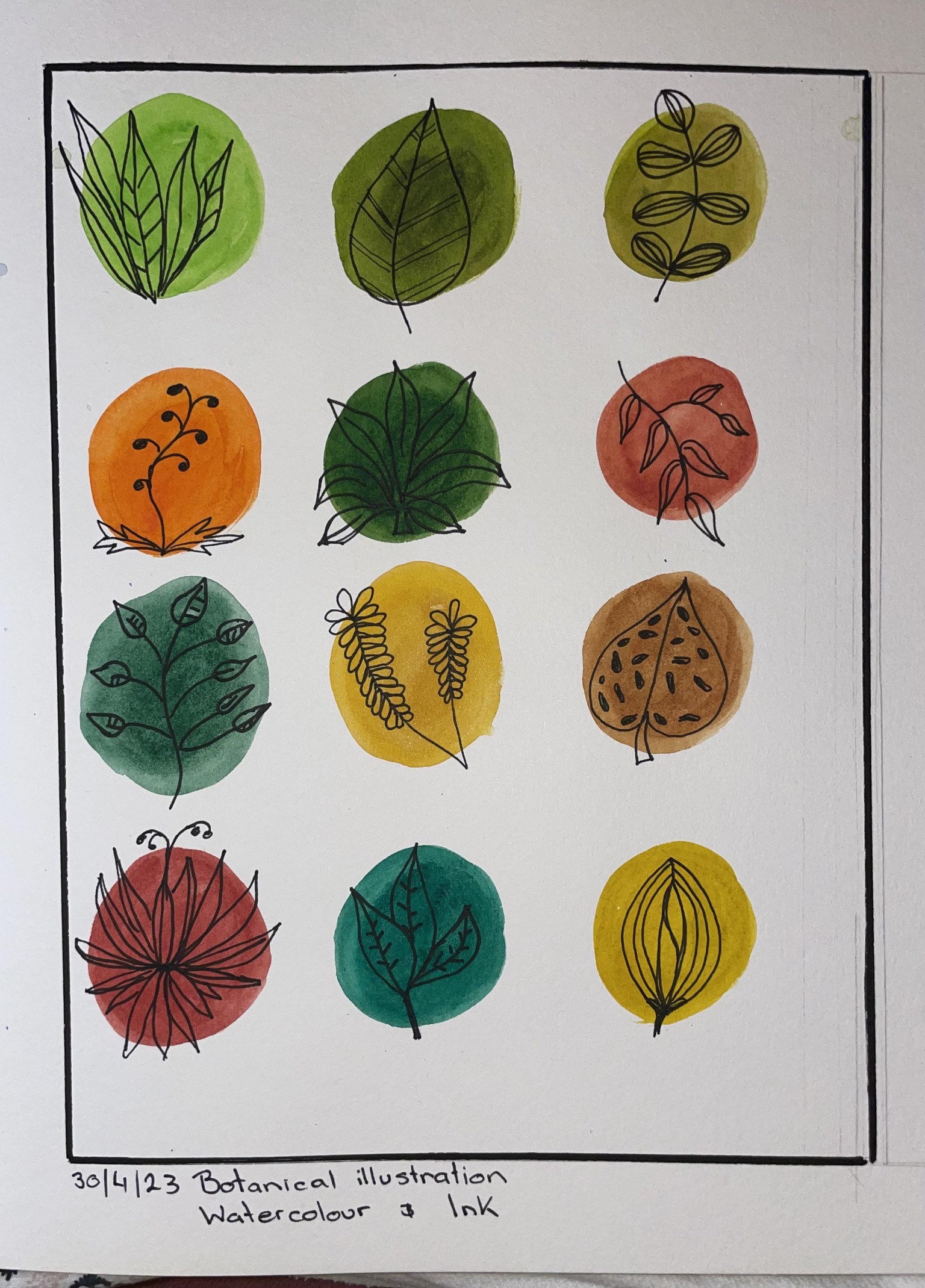 Watercolour and ink - image 1 - student project