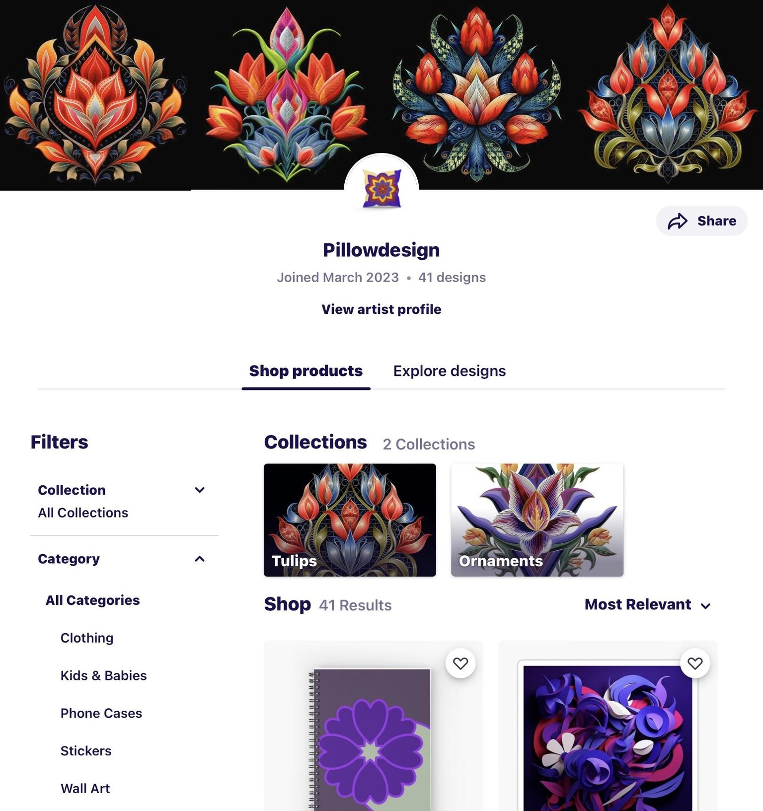 My Redbubble Store - image 1 - student project