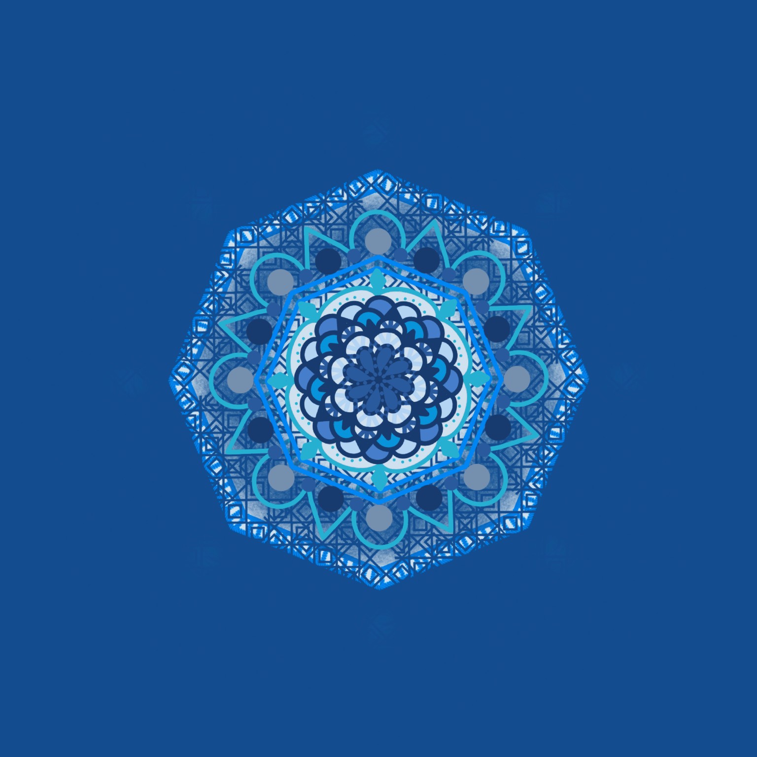 Mandala in Precreate - image 1 - student project