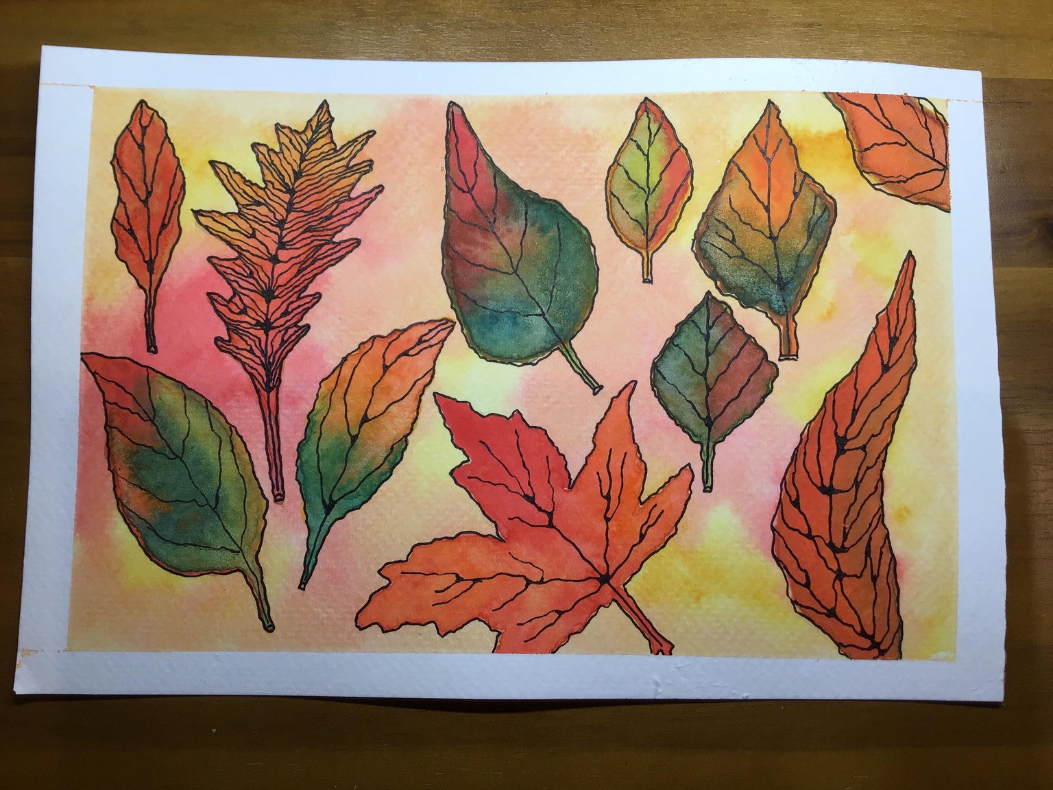 Fall leaves - image 1 - student project
