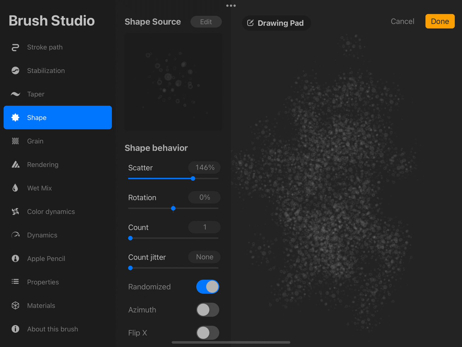 Creating Alcoholink Texture Brushes & Affinity Designer Artboard Shape Sources - image 4 - student project