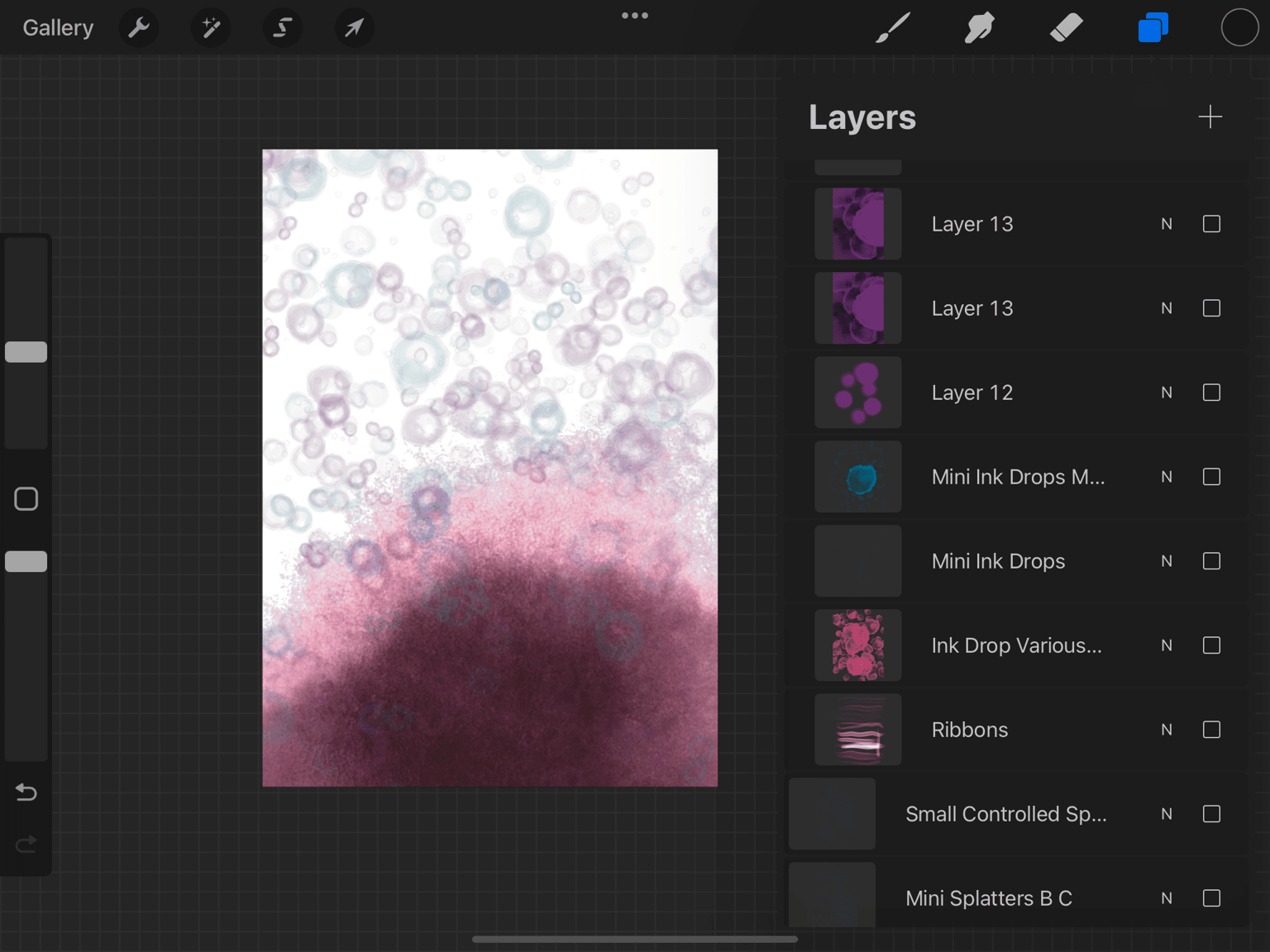 Creating Alcoholink Texture Brushes & Affinity Designer Artboard Shape Sources - image 5 - student project