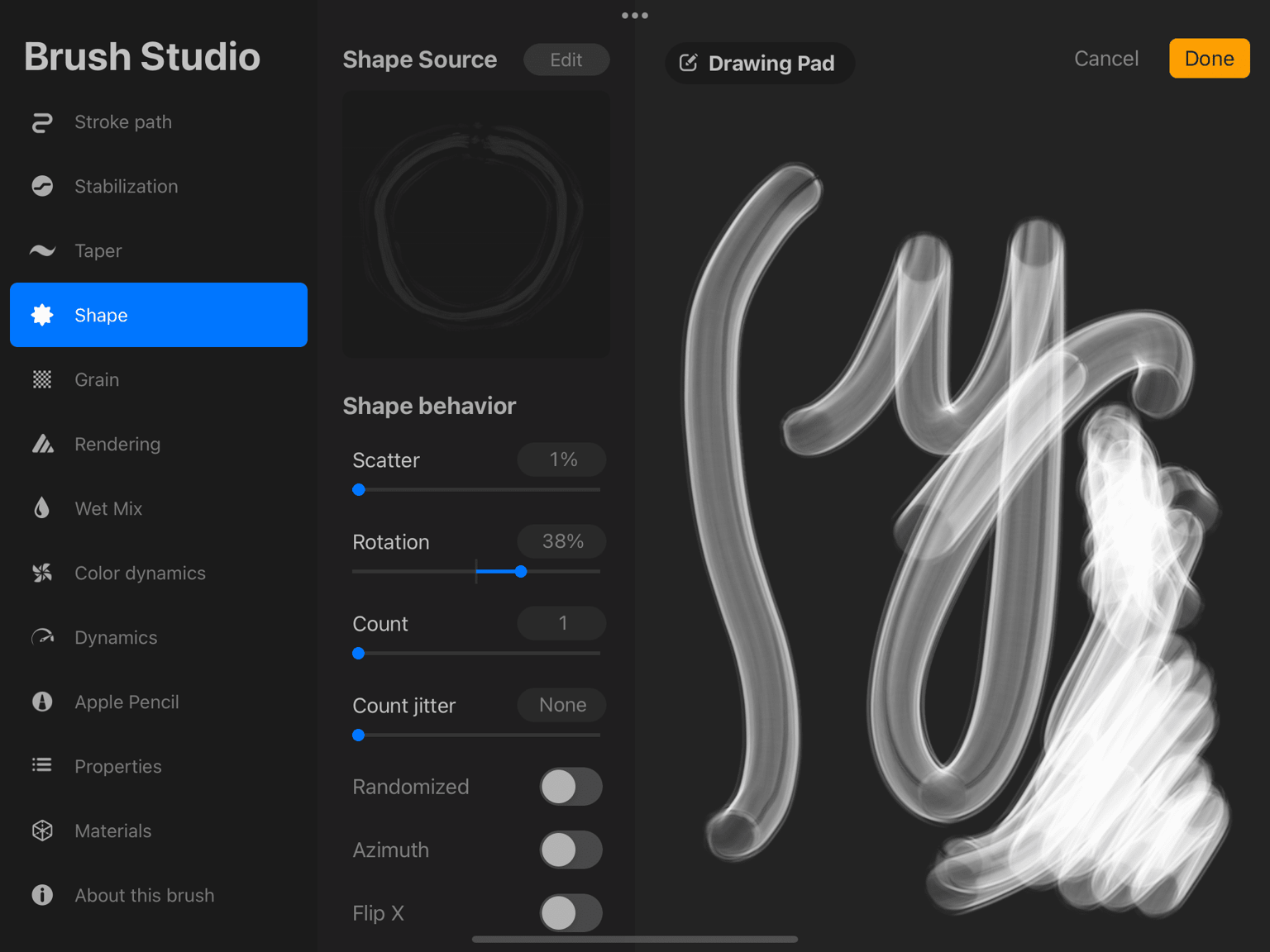 Creating Alcoholink Texture Brushes & Affinity Designer Artboard Shape Sources - image 2 - student project