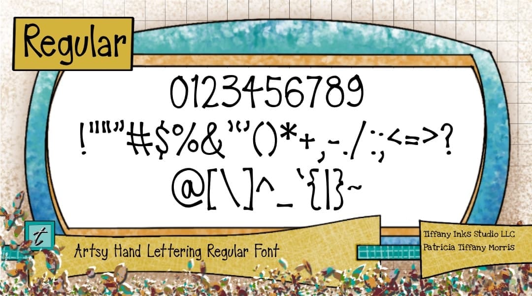 Design Build Hand Lettered Font Title Card and Font Book - image 2 - student project