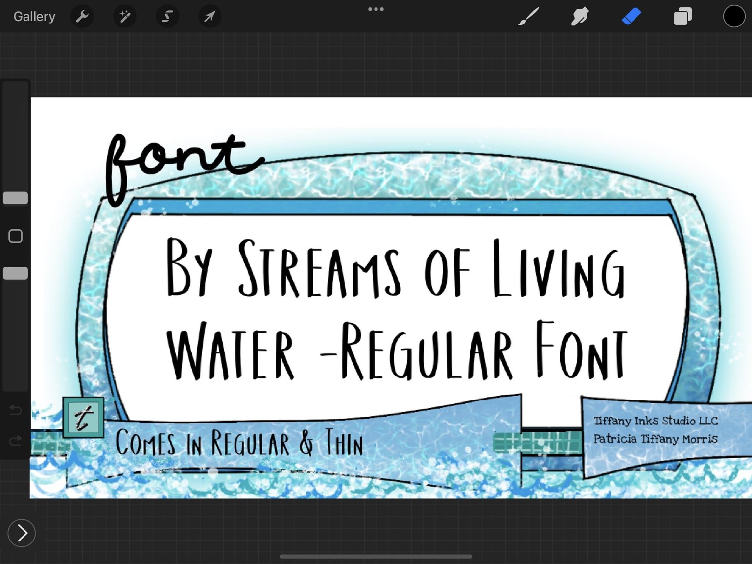 Font Design in iFontMaker and Installed with iFont - image 1 - student project