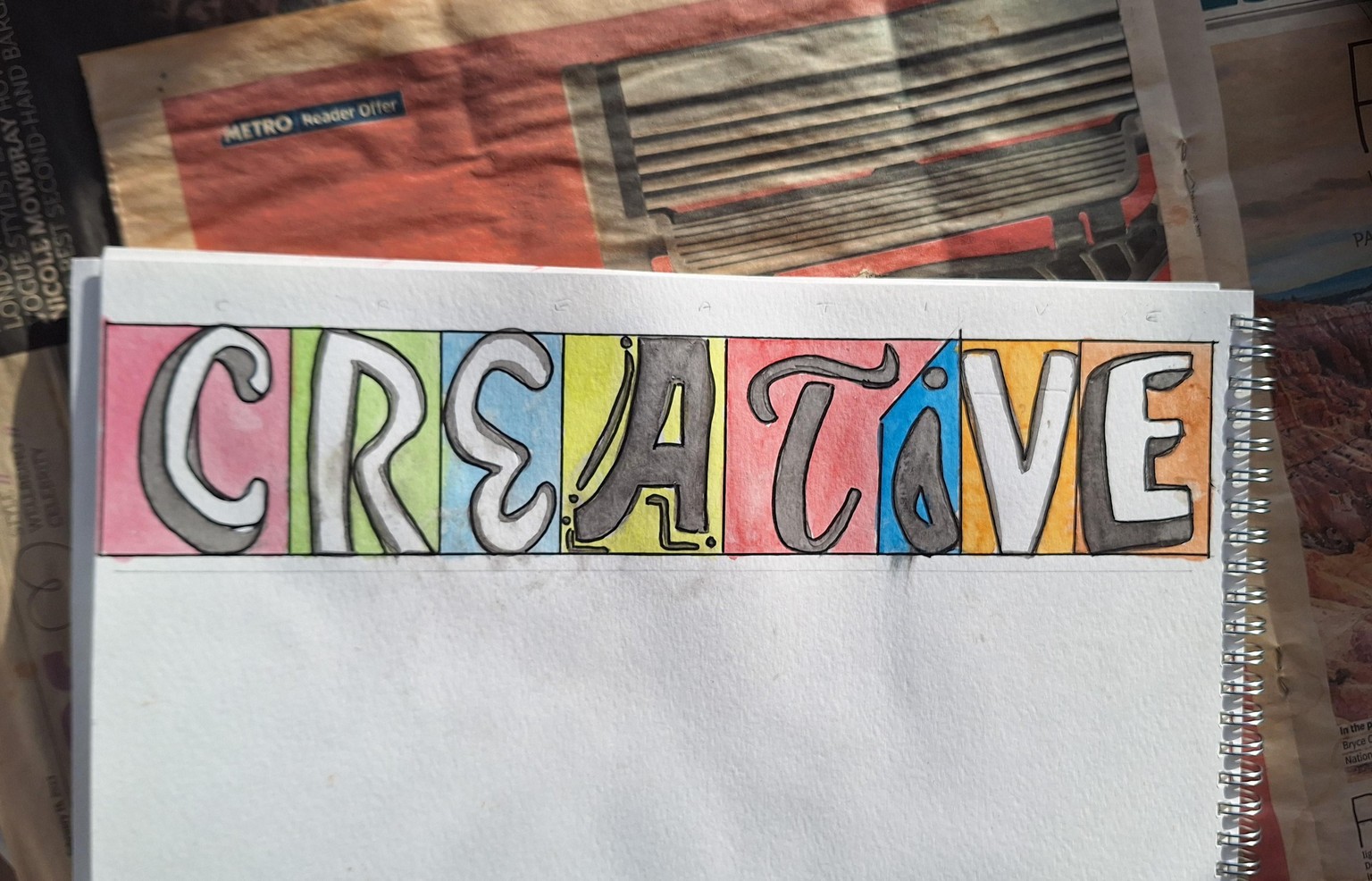 Lettering practice - image 1 - student project