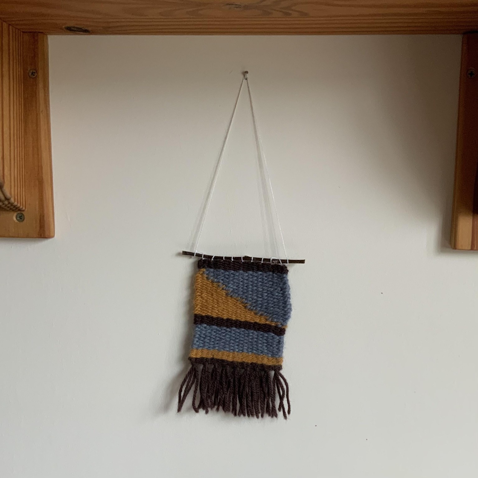 My First Woven Wall Hanging - image 4 - student project