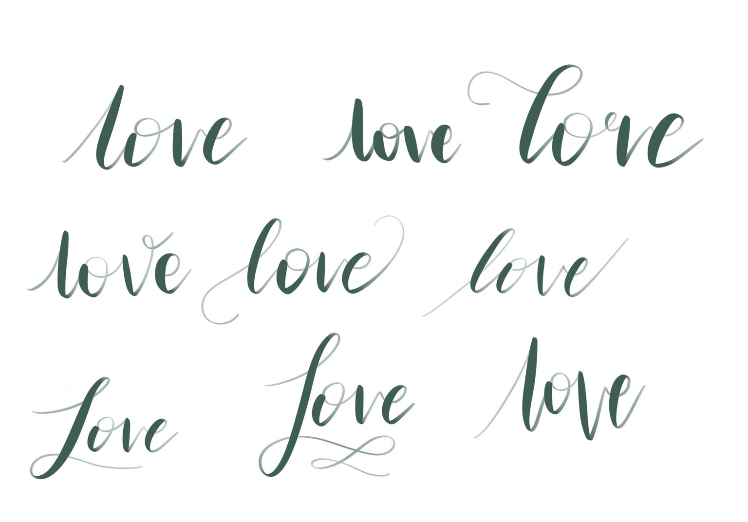 iPad lettering - image 6 - student project