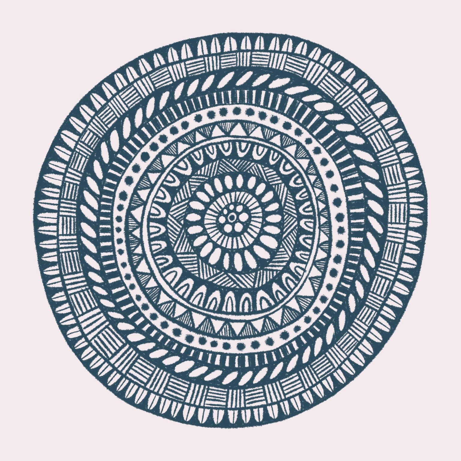 Practicing Mindful Drawing With Patterns - image 3 - student project
