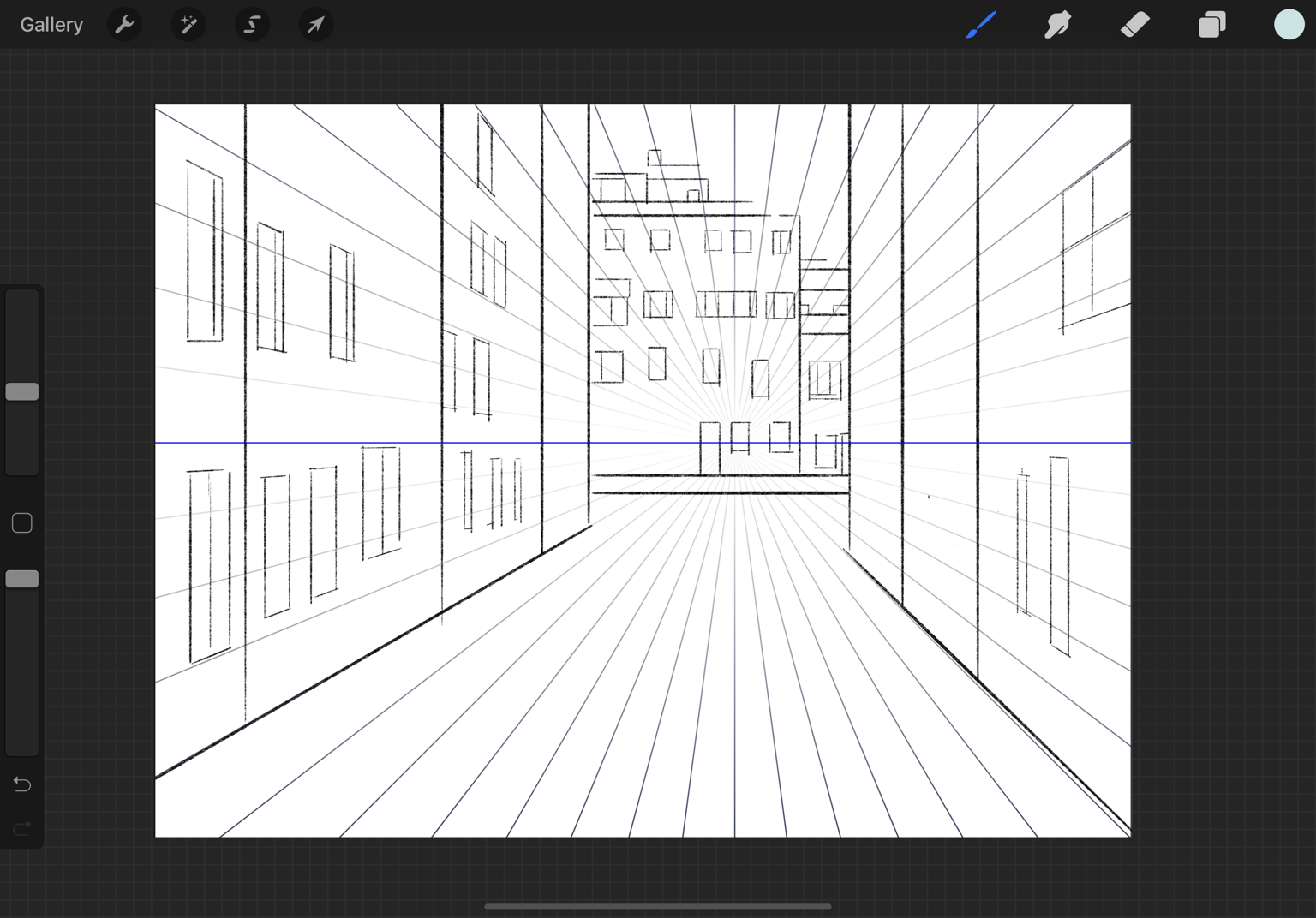Practicing perspective illustration - image 2 - student project