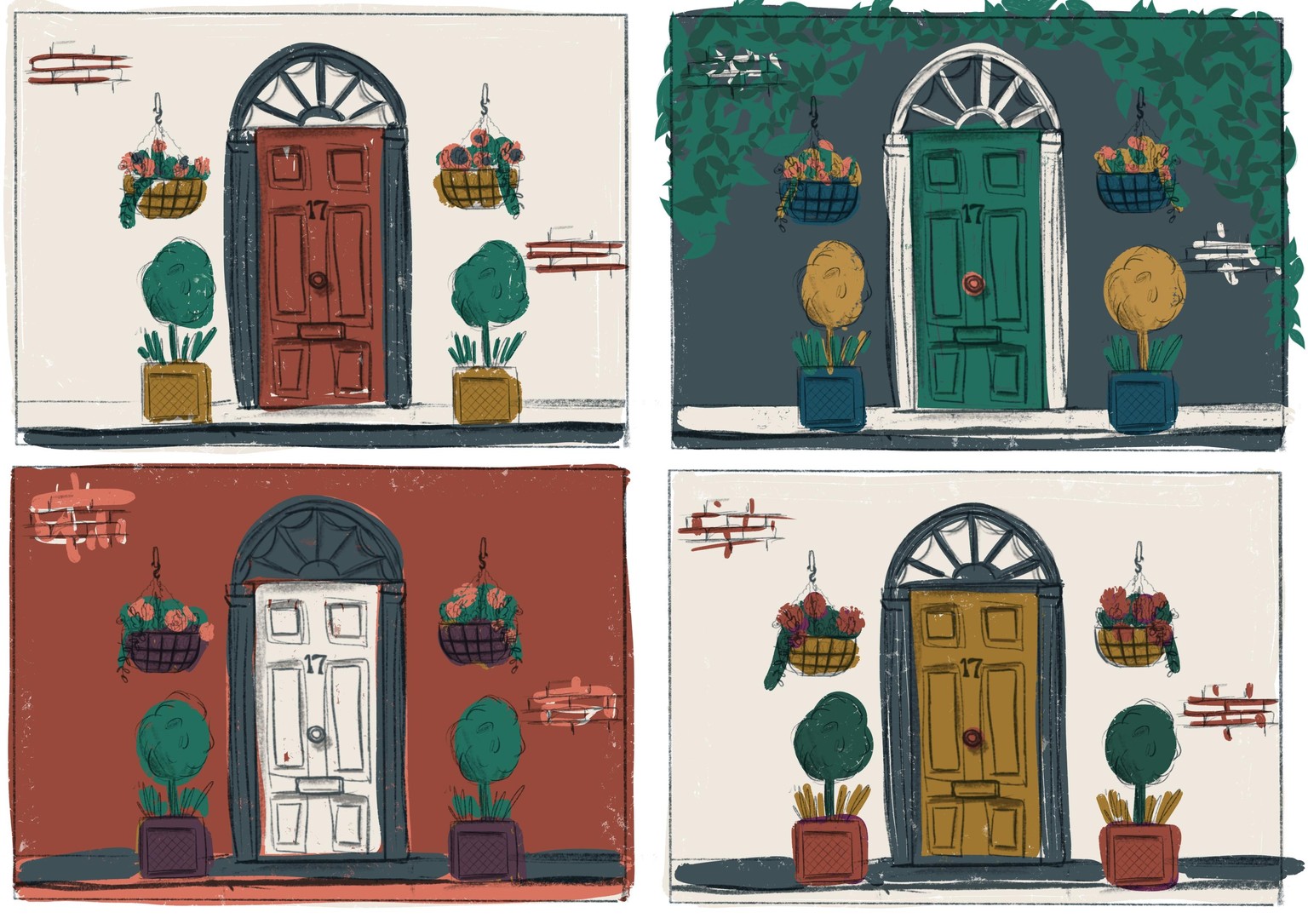 Door illustrations from around the world - image 3 - student project