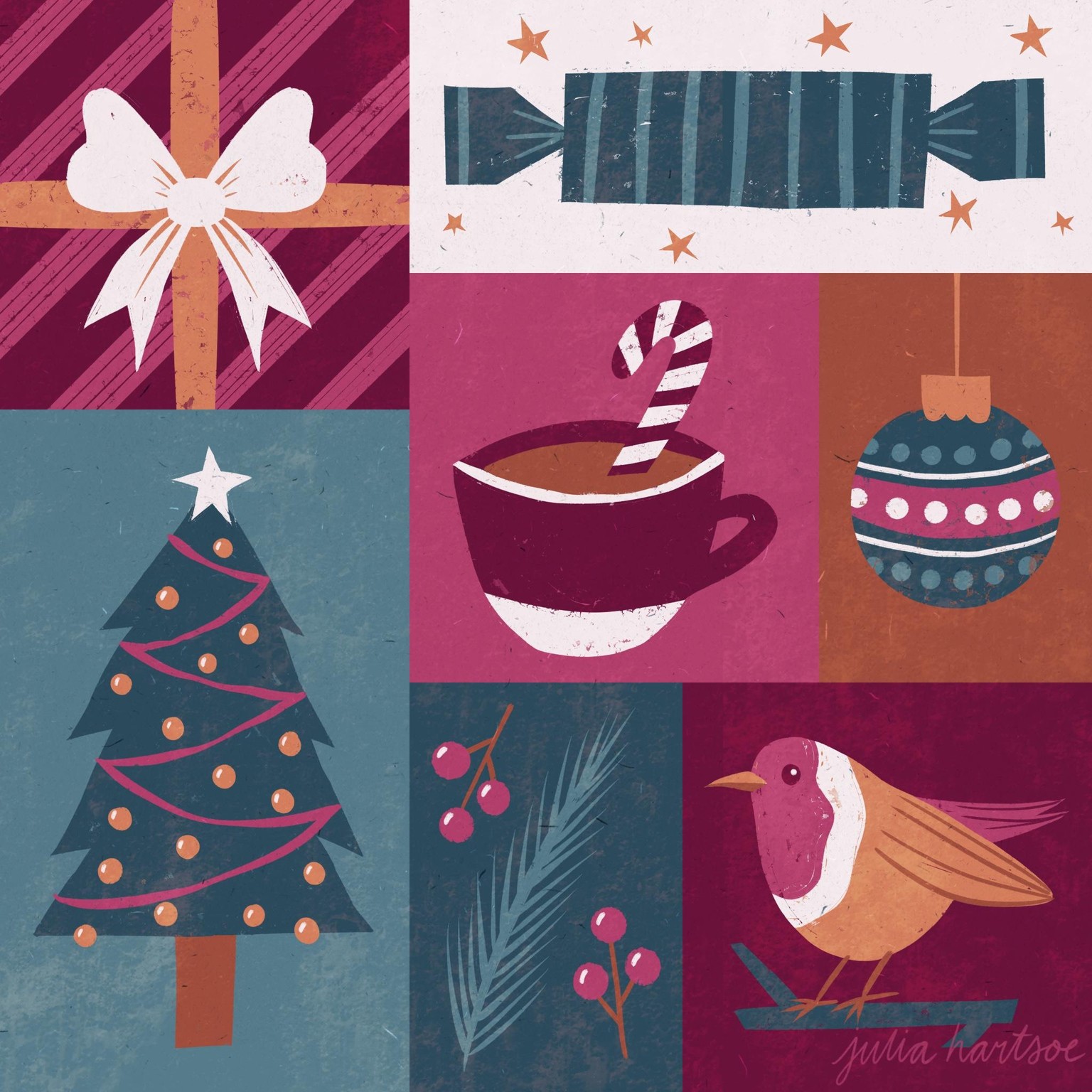Iconic Retro Style Holiday Illustration - image 4 - student project