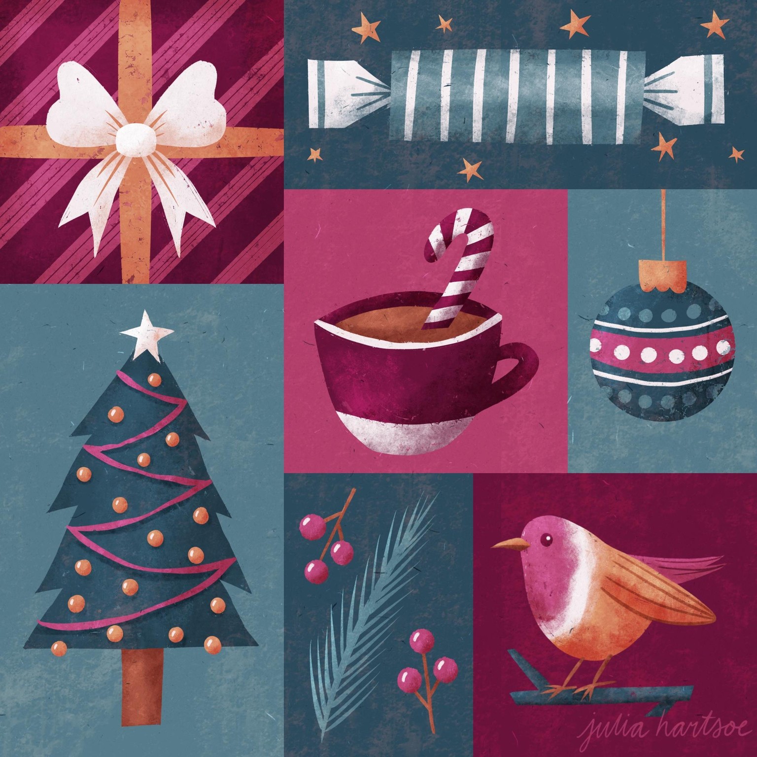 Iconic Retro Style Holiday Illustration - image 5 - student project