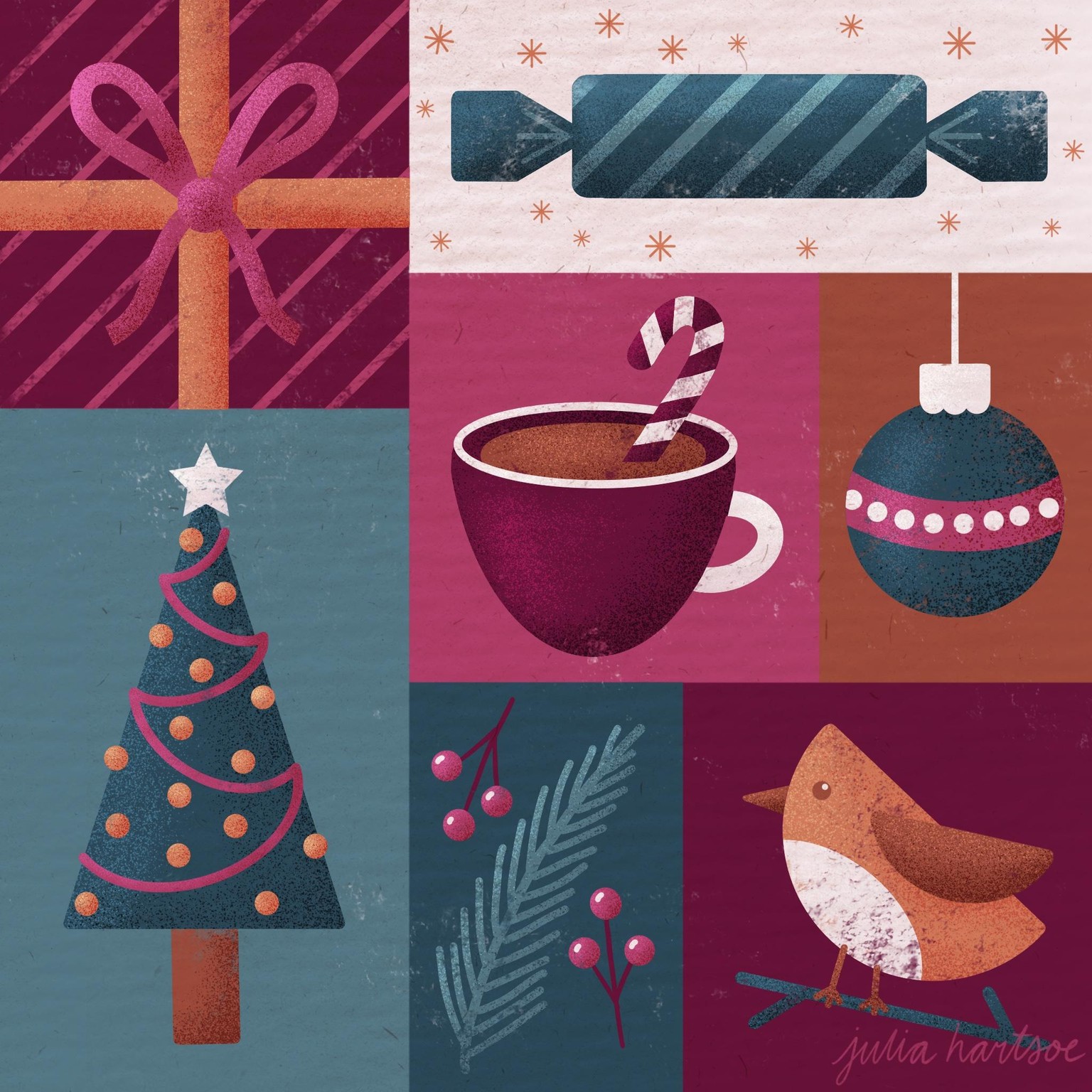 Iconic Retro Style Holiday Illustration - image 2 - student project