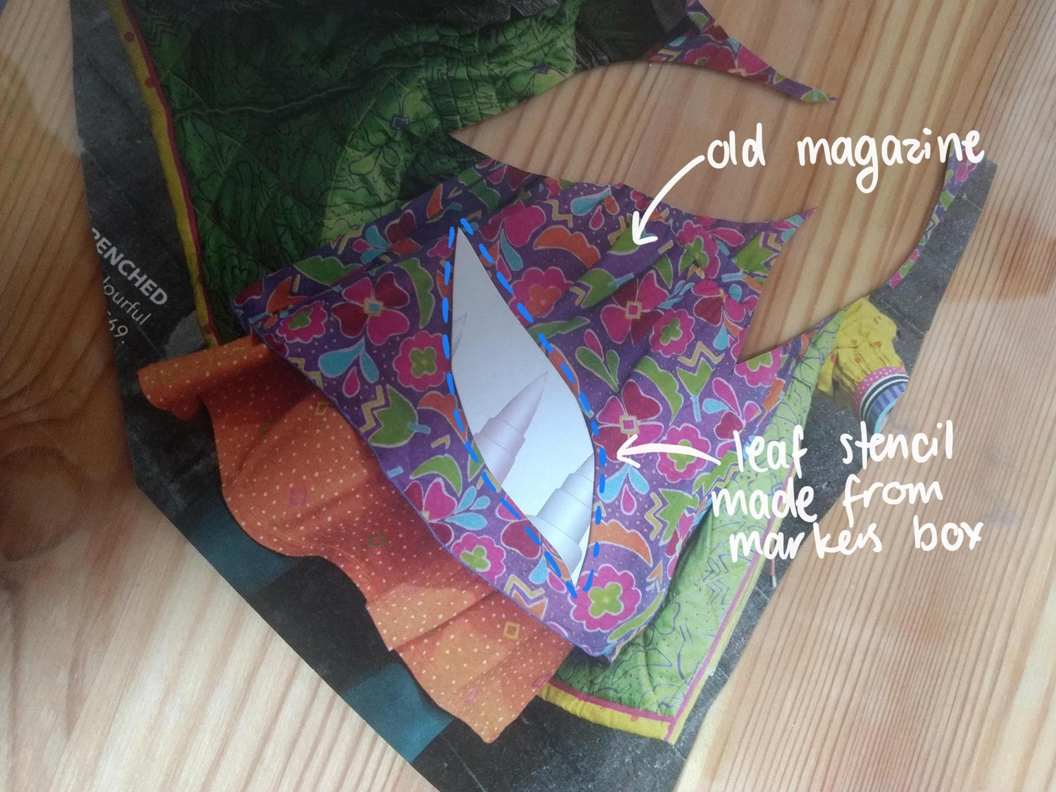 Postcard made from trash - image 2 - student project