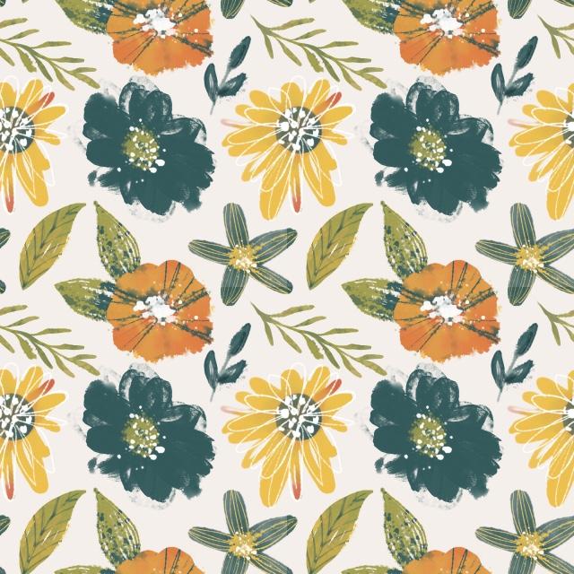 Adobe Fresco watercolour flowers - image 2 - student project