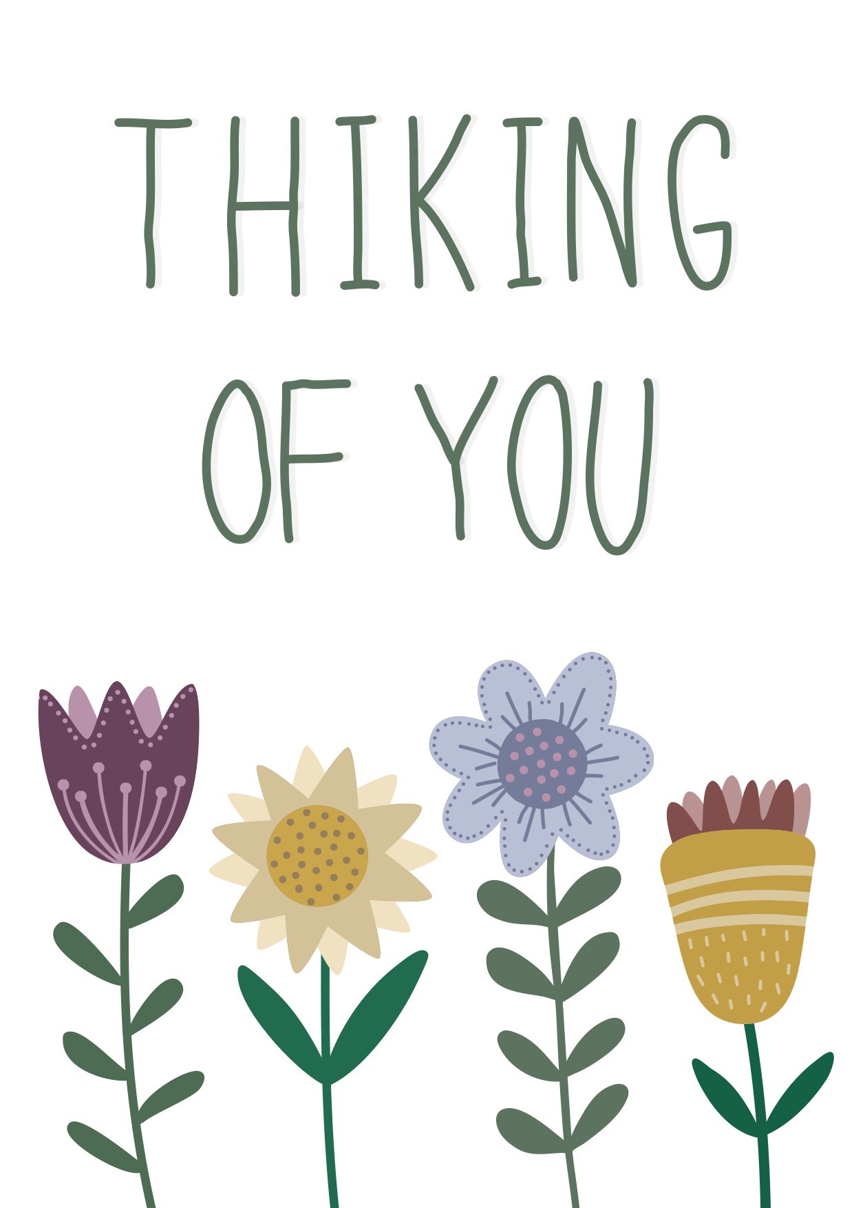 Thinking of You (Greeting Card) - image 1 - student project