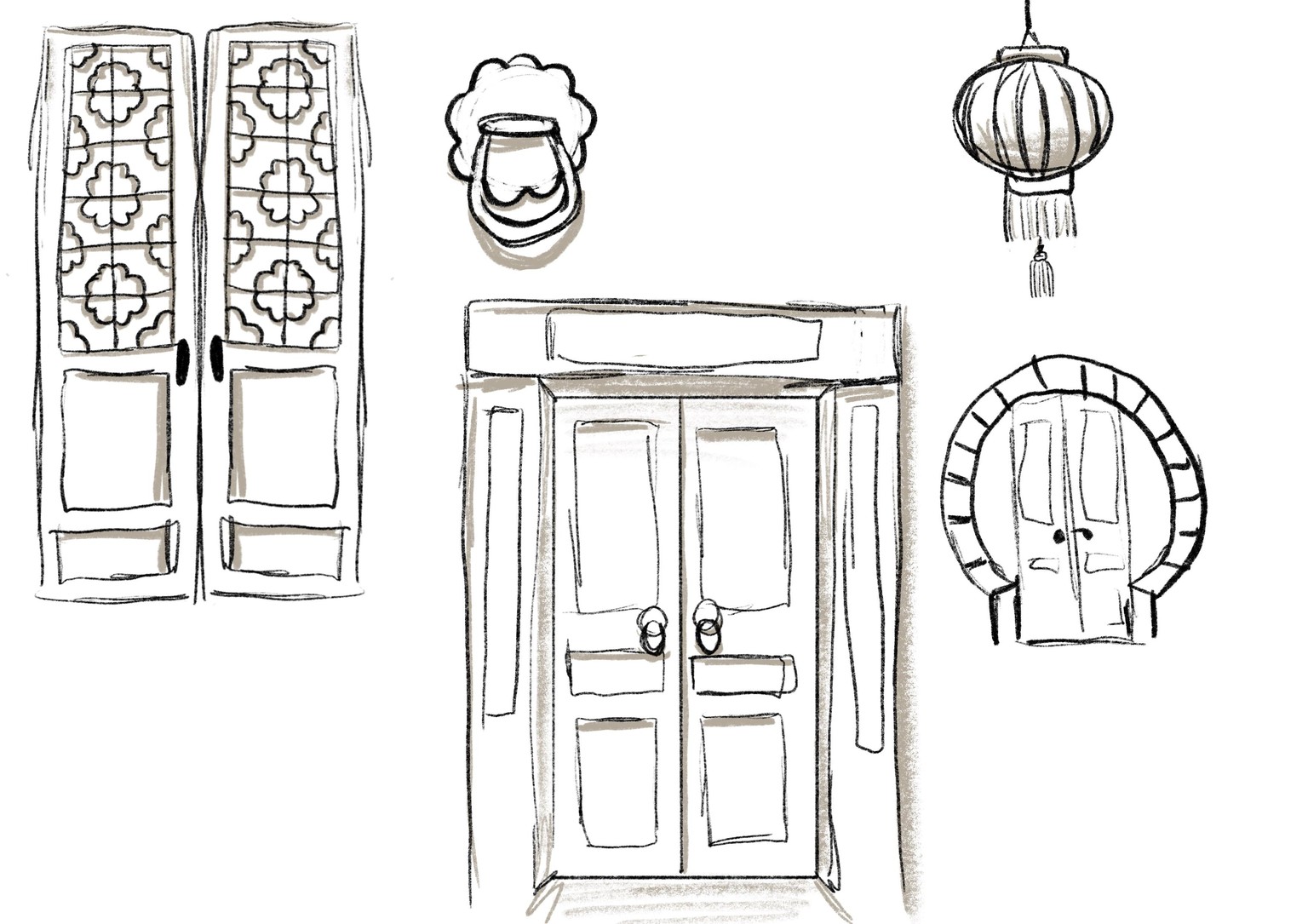 Door illustrations from around the world - image 7 - student project