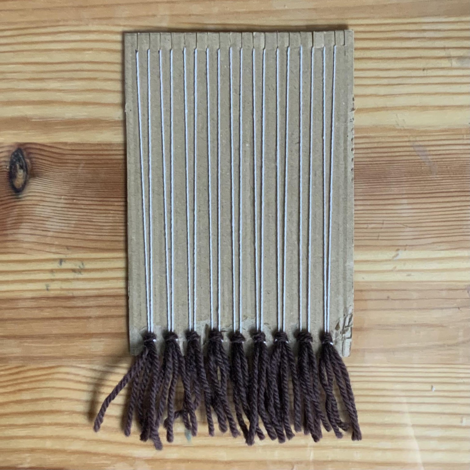 My First Woven Wall Hanging - image 2 - student project