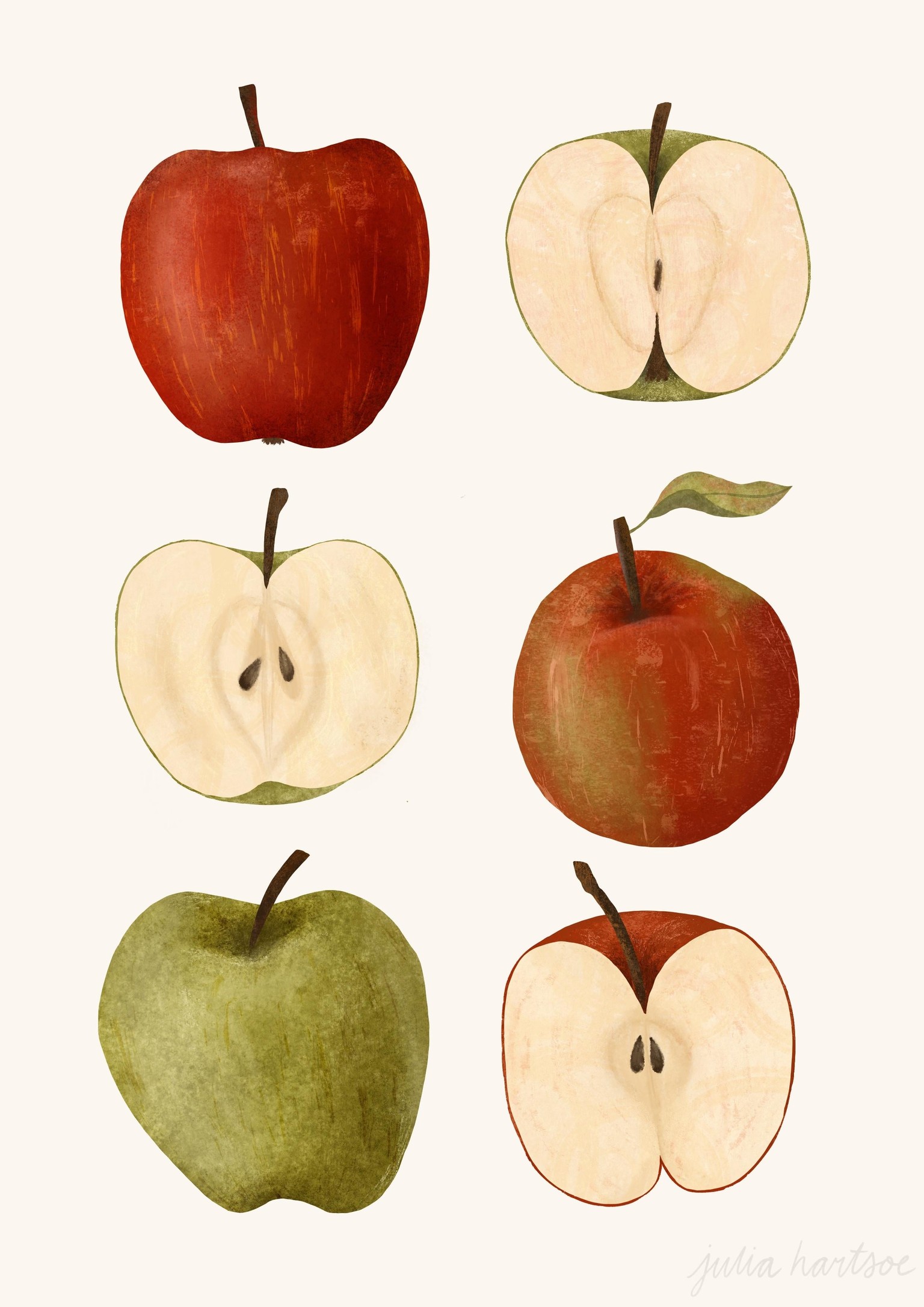 Digital Paper Collage Veggies and Apples - image 4 - student project