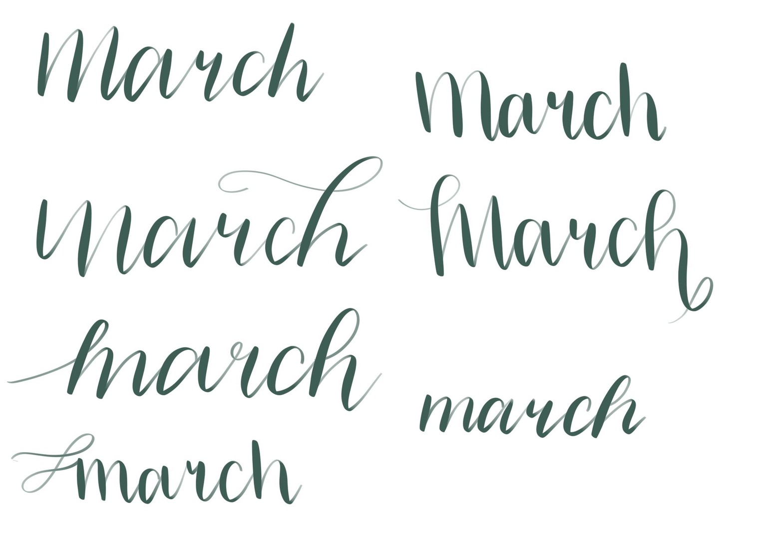 iPad lettering - image 5 - student project