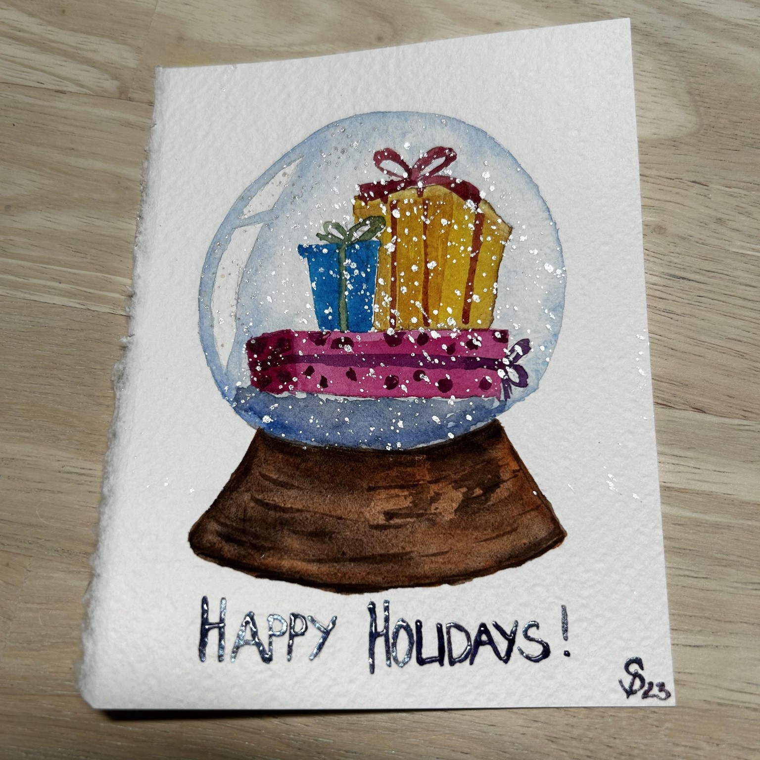 Easy Wonderland Christmas Cards by Bianca Rayala - image 2 - student project