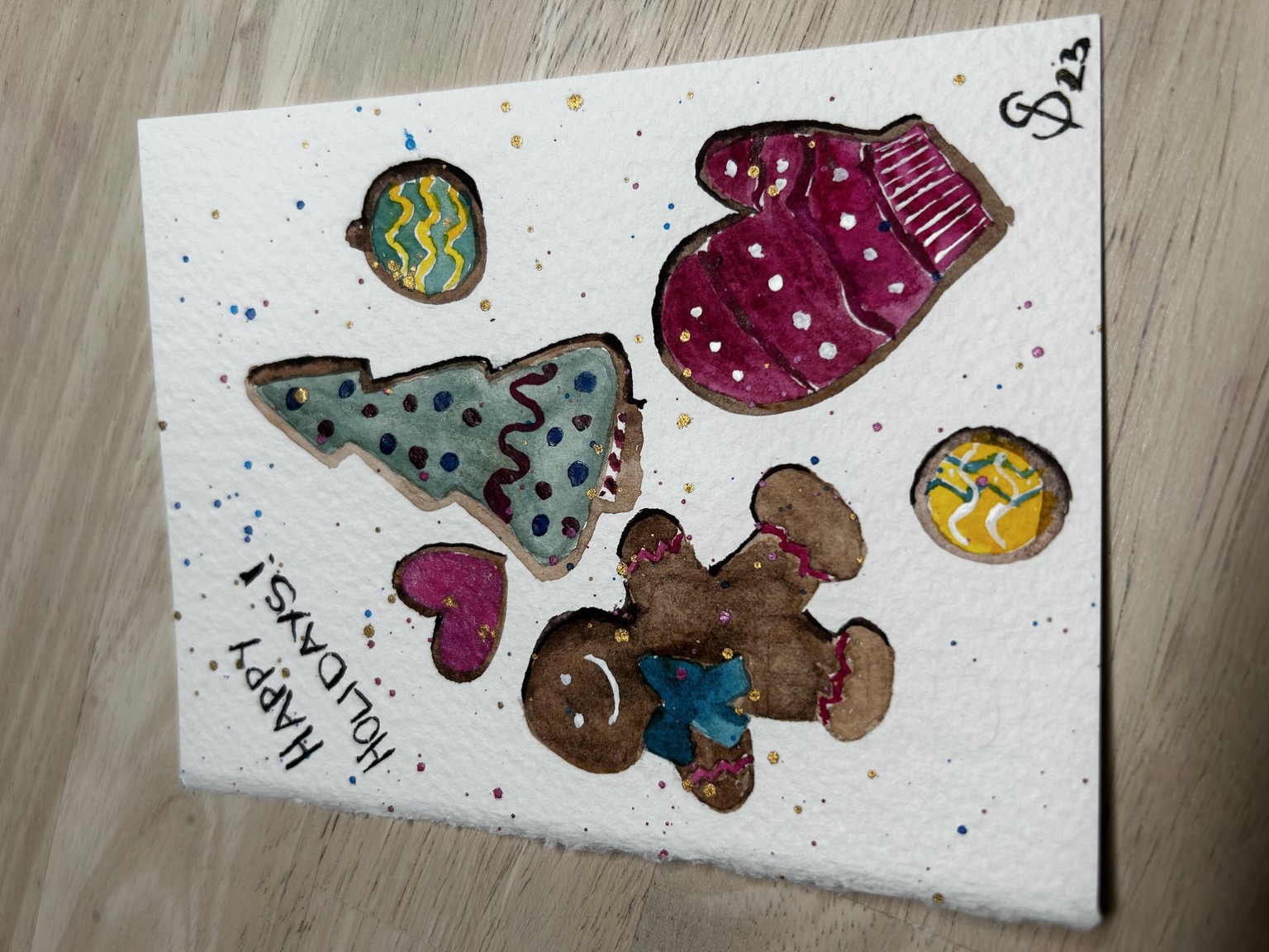 Easy Wonderland Christmas Cards by Bianca Rayala - image 4 - student project