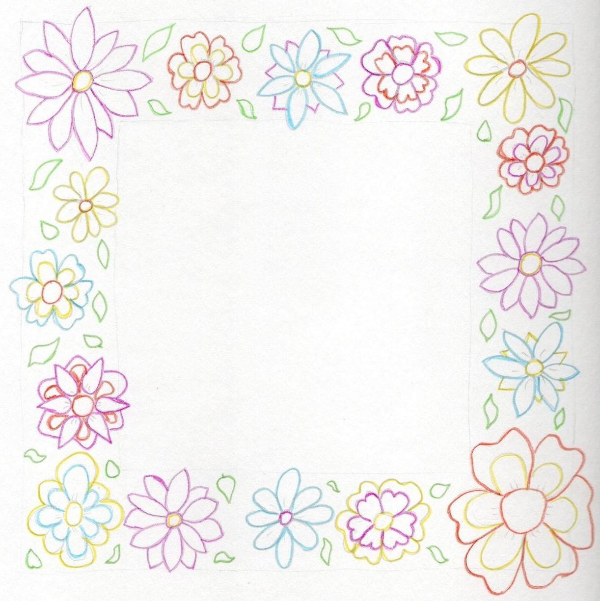 Flower Square Frame - image 1 - student project
