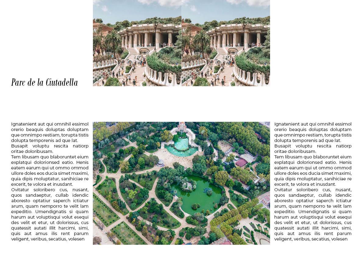 Travel magazine layout - image 4 - student project