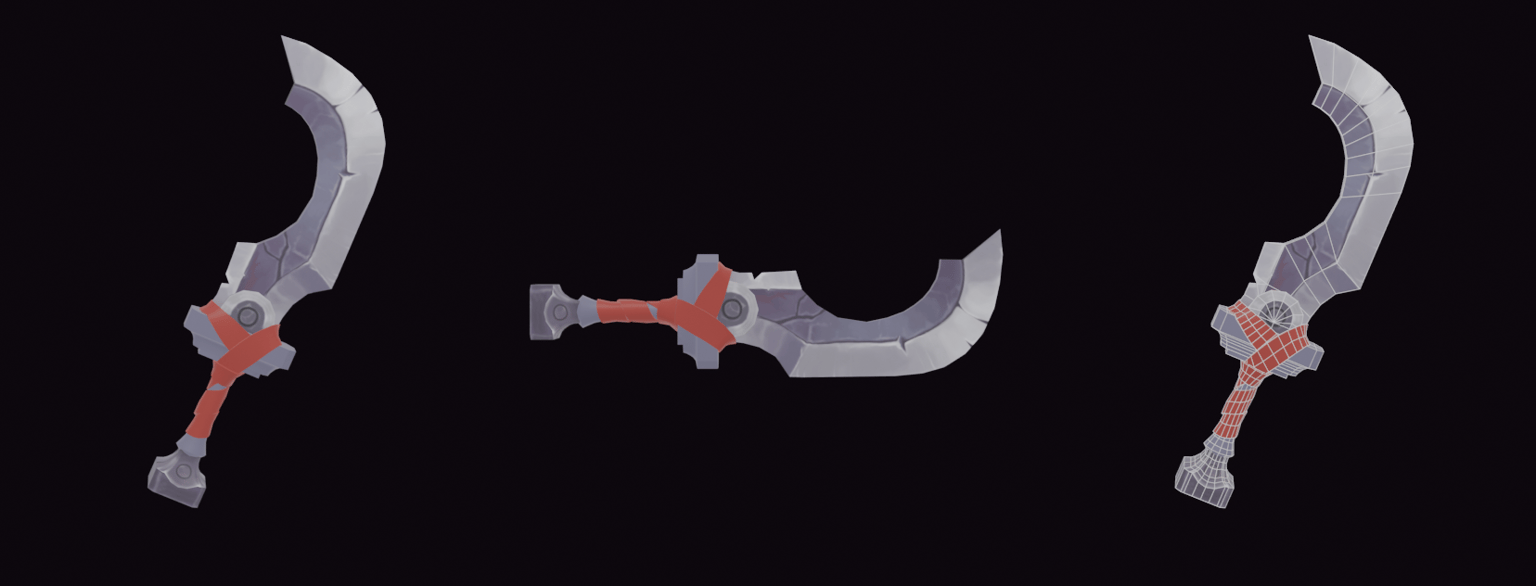 Lowpoly Sword - image 1 - student project