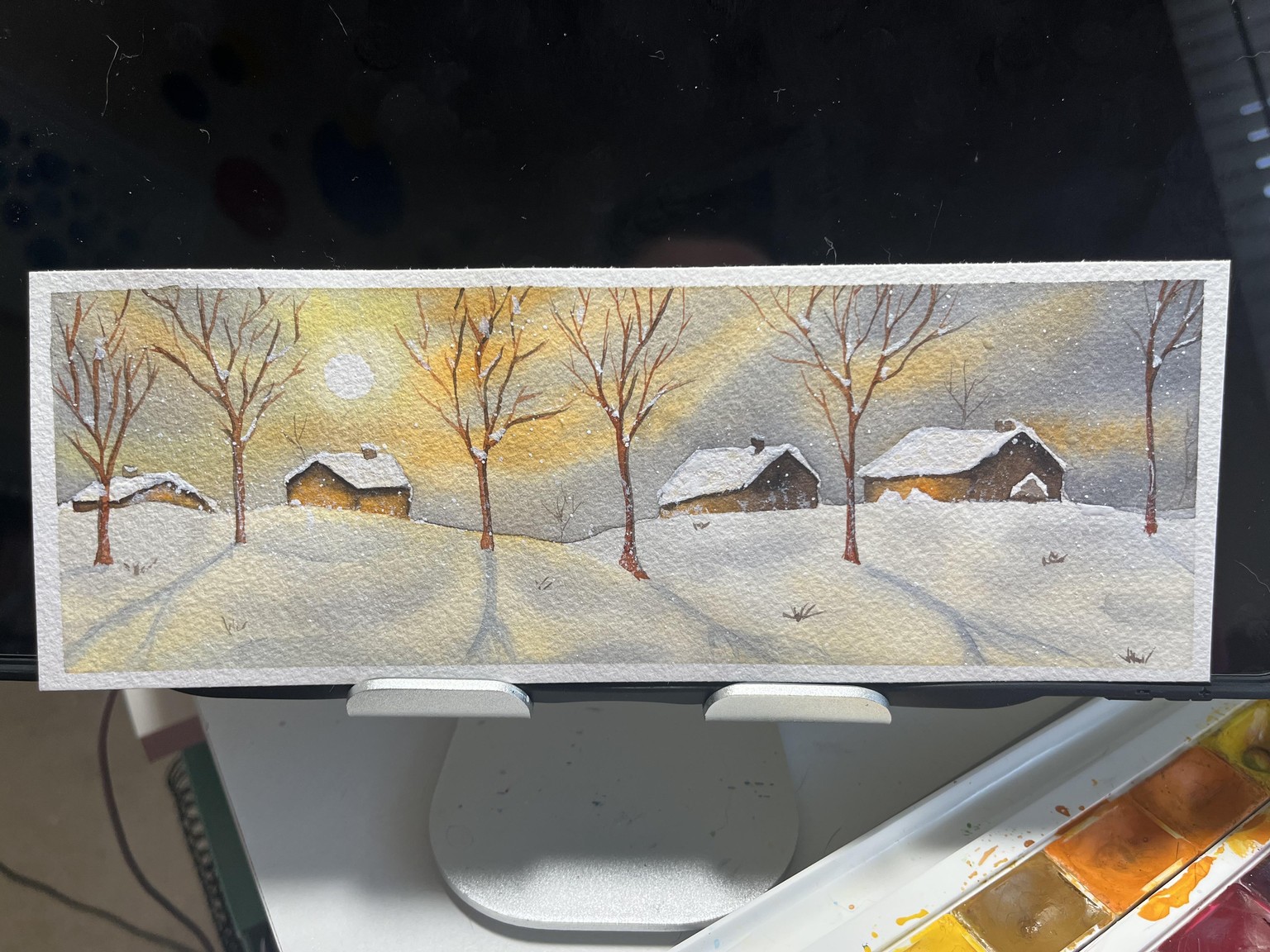 Snowy morning - image 1 - student project