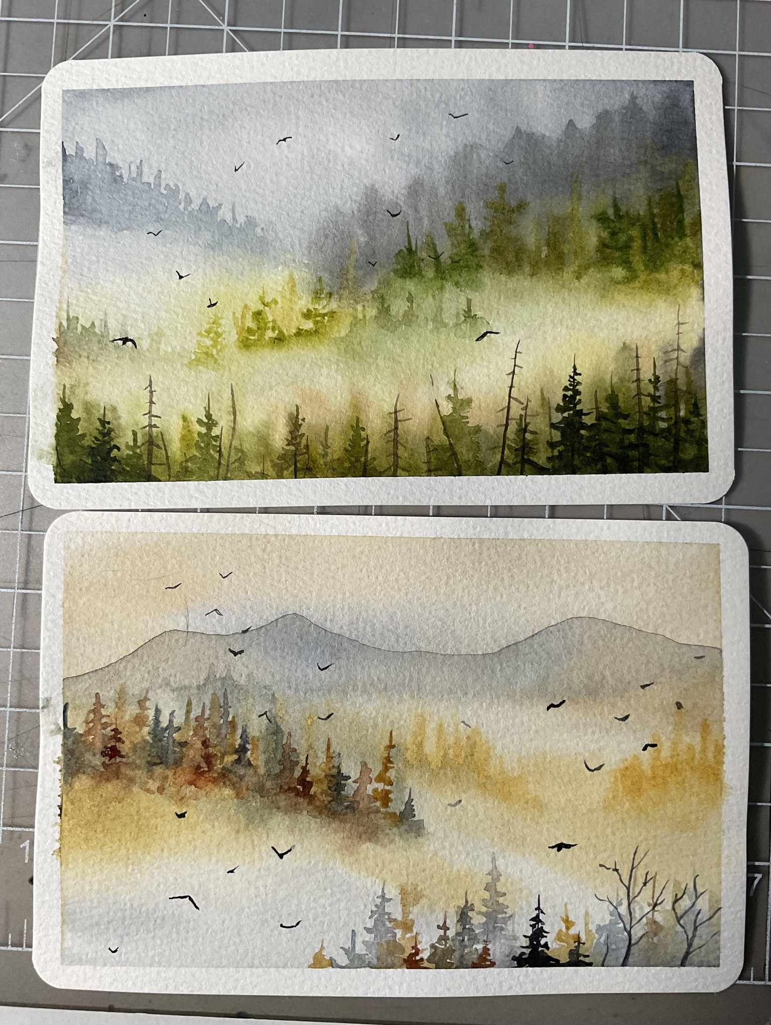 Misty mountains - image 1 - student project
