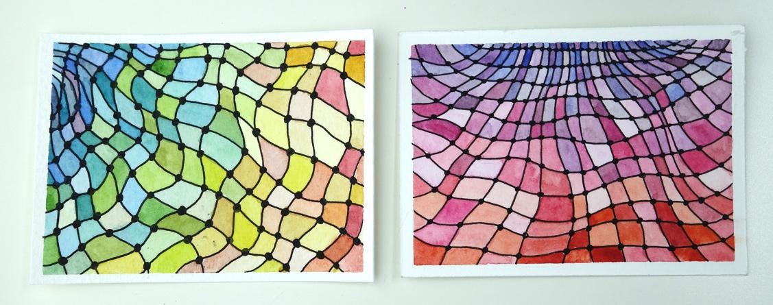 Net Design Doodle + Watercolor - image 3 - student project