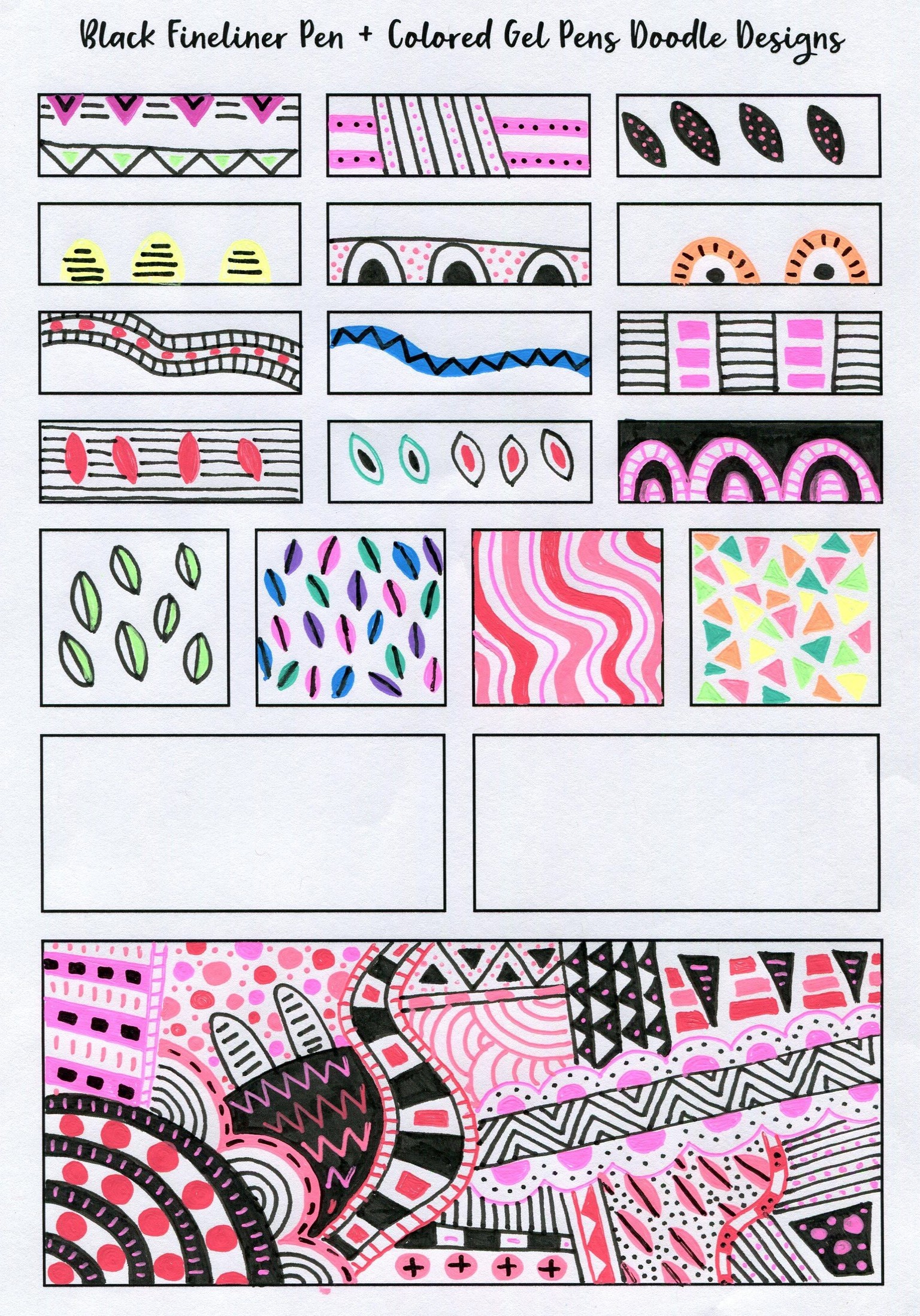 Doodling with Gel Pens: Sample Project - image 2 - student project