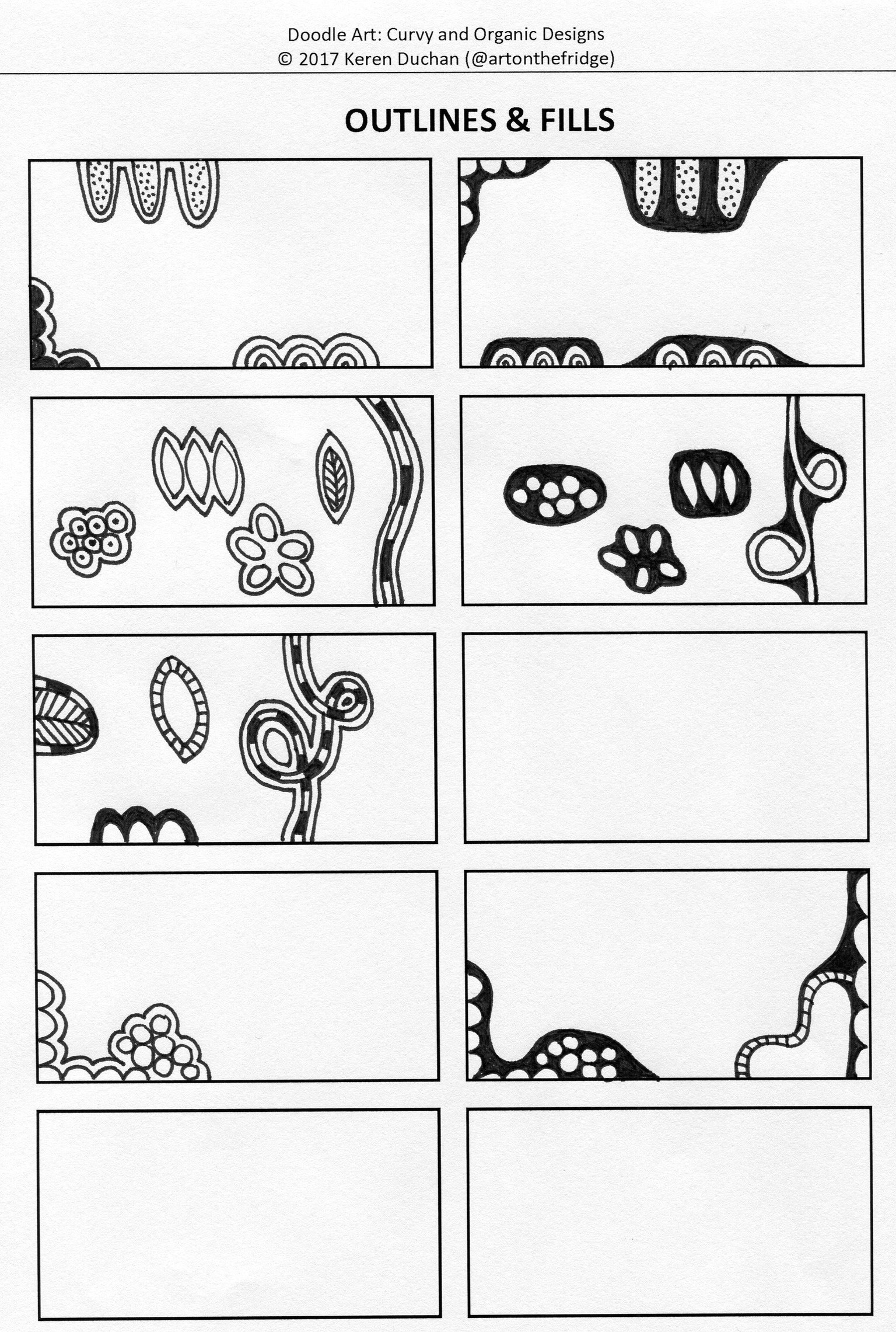 Curvy and Organic Doodle Art: Sample Project - image 6 - student project