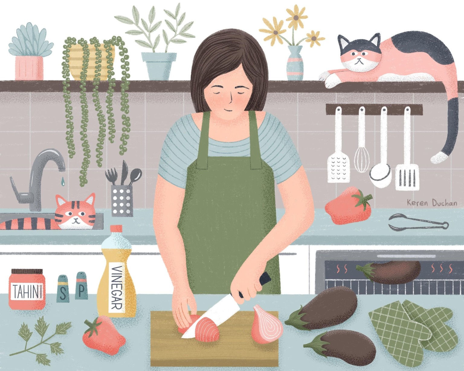 Limited palette illustration - image 11 - student project