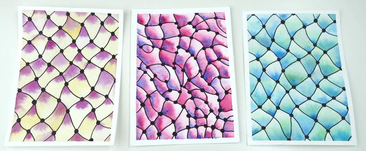 Net Design Doodle + Watercolor - image 4 - student project