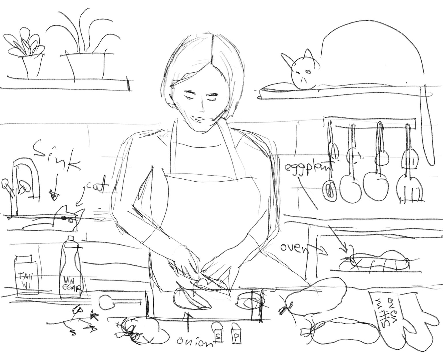 Limited palette illustration - image 6 - student project