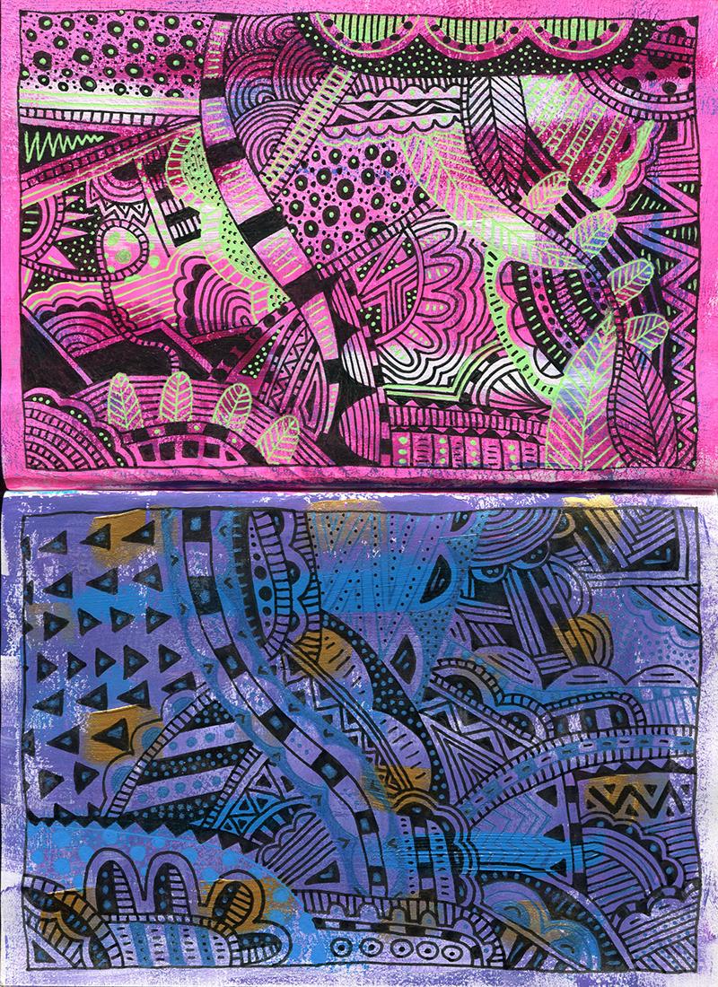 Doodling with Gel Pens: Sample Project - image 6 - student project