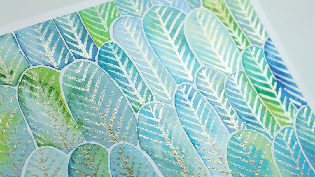 Sample Project: Feather Forest Pattern - image 1 - student project