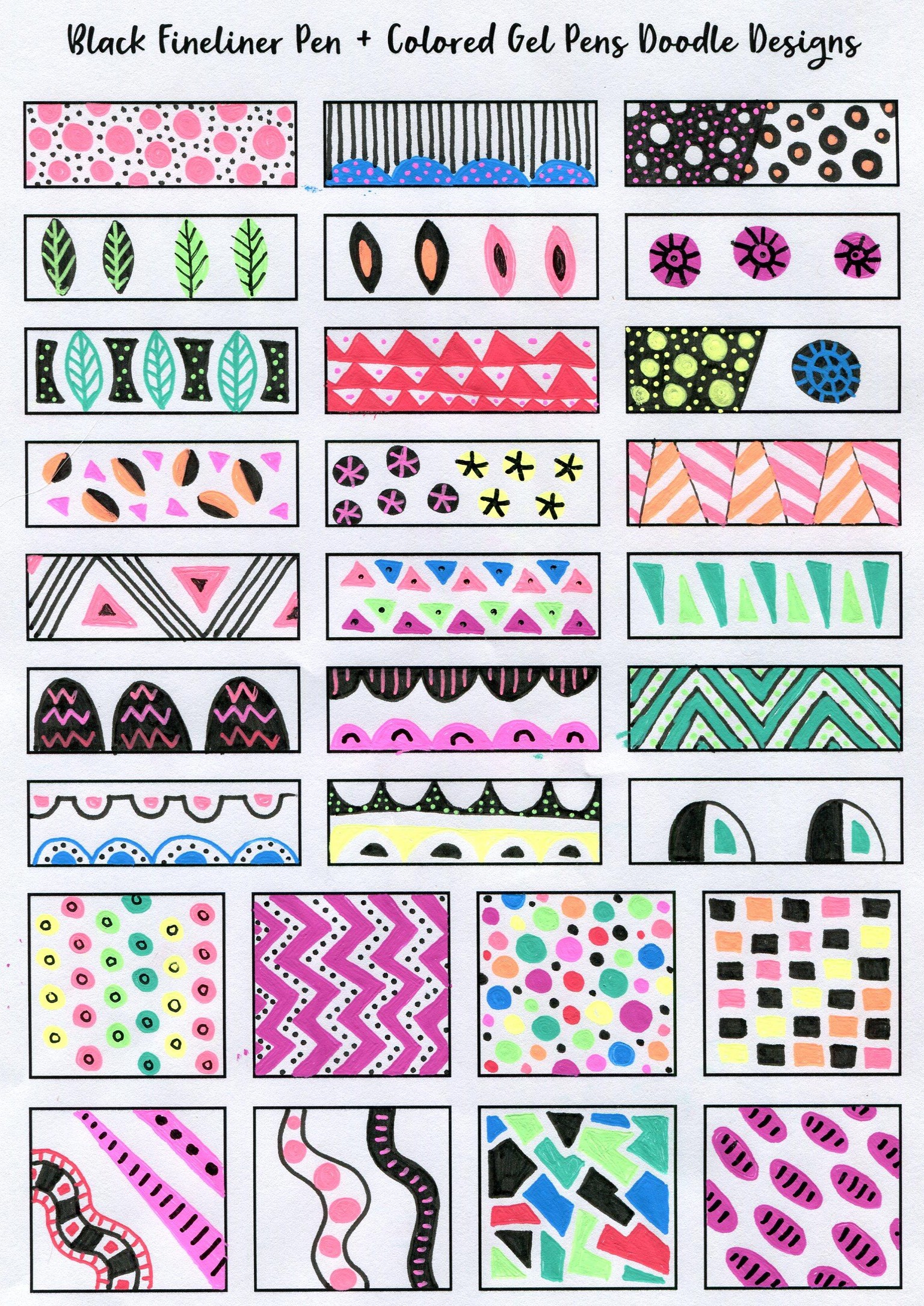 Doodling with Gel Pens: Sample Project - image 1 - student project